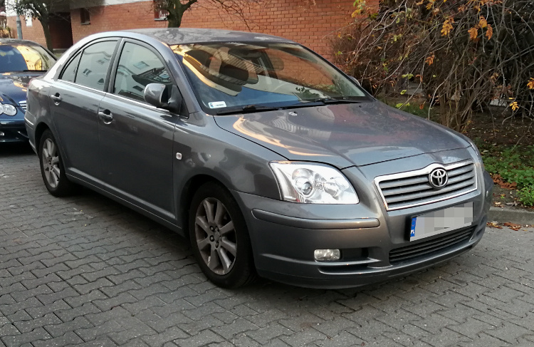Toyota Avensis II - Cena wymiany płynu chłodniczego