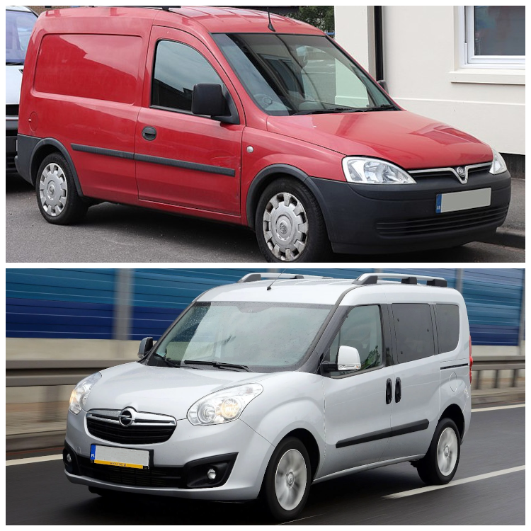 Opel Combo C i D - cena wymiany klockow hamulcowych