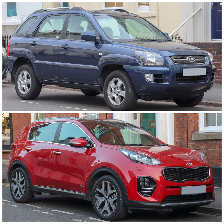 Kia Sportage II i IV - Cena wymiany klocków hamulcowych
