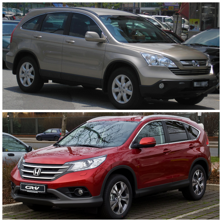 Honda CR-V III i IV - Cena wymiany klocków hamulcowych