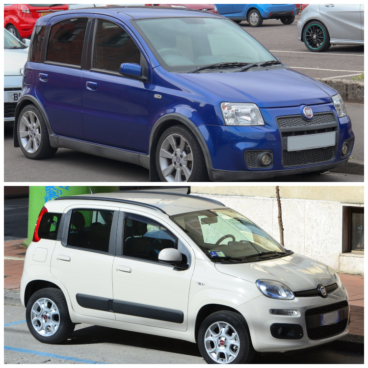 Fiat Panda II i III - Cena wymiany klocków hamulcowych